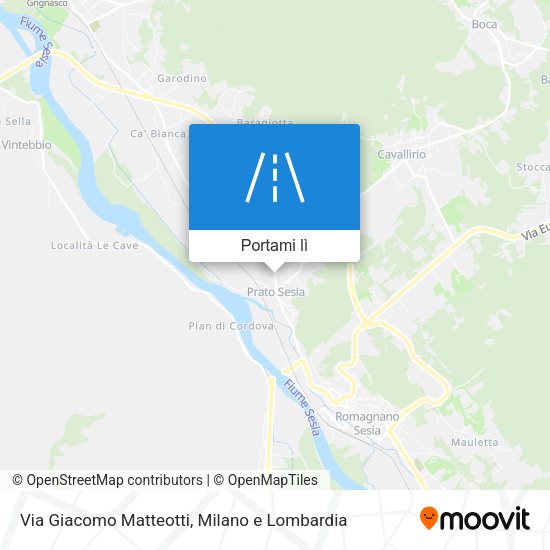 Mappa Via Giacomo Matteotti
