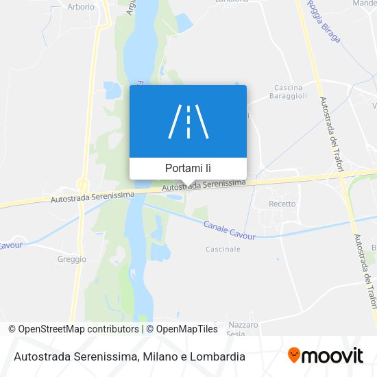 Mappa Autostrada Serenissima