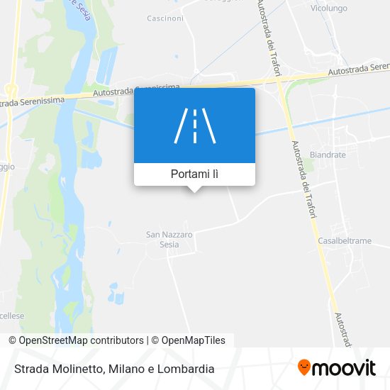 Mappa Strada Molinetto