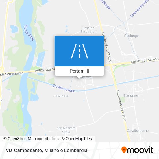 Mappa Via Camposanto