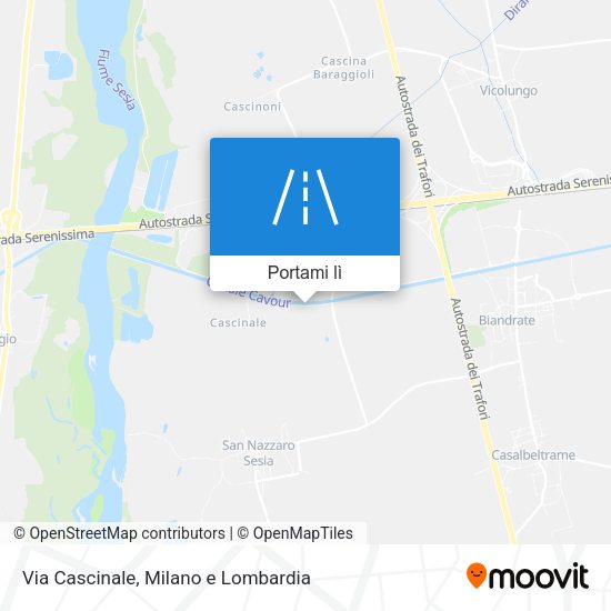 Mappa Via Cascinale