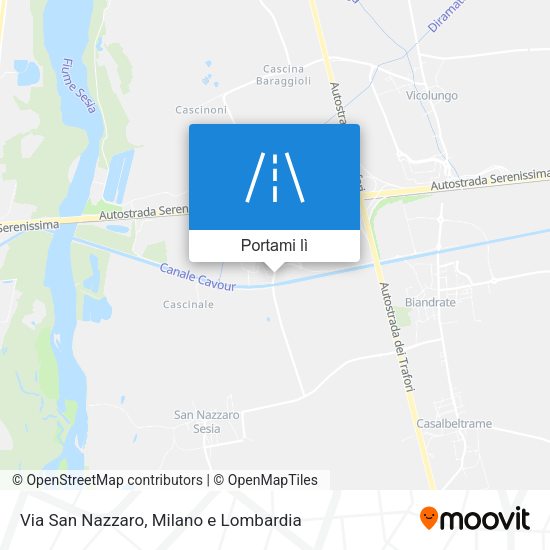 Mappa Via San Nazzaro