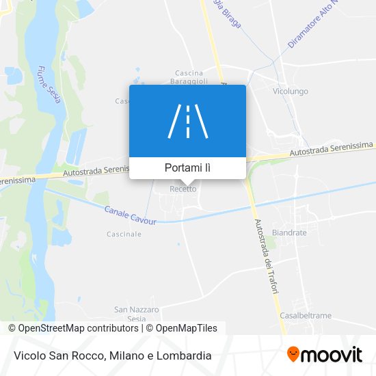 Mappa Vicolo San Rocco