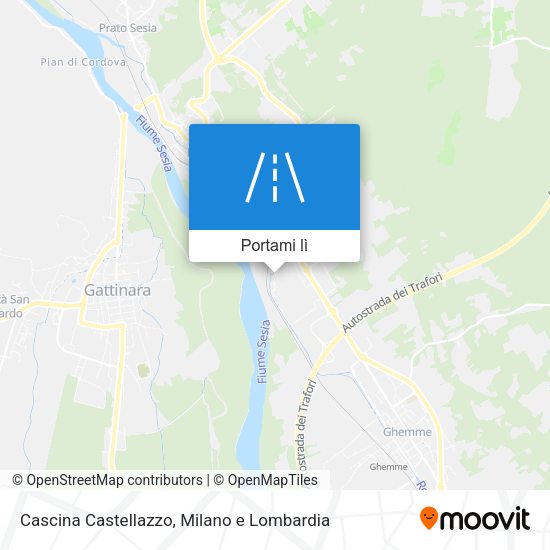 Mappa Cascina Castellazzo