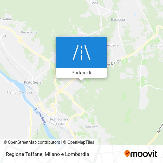 Mappa Regione Taffane