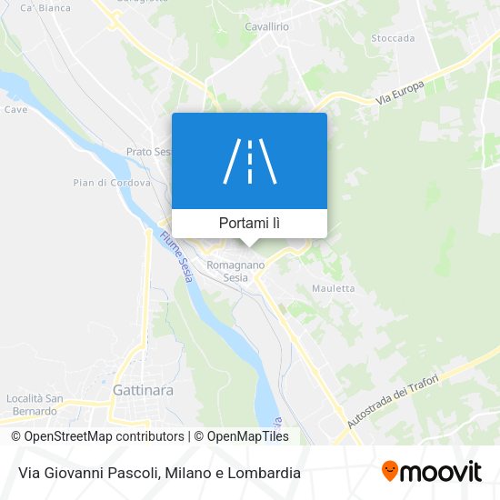 Mappa Via Giovanni Pascoli