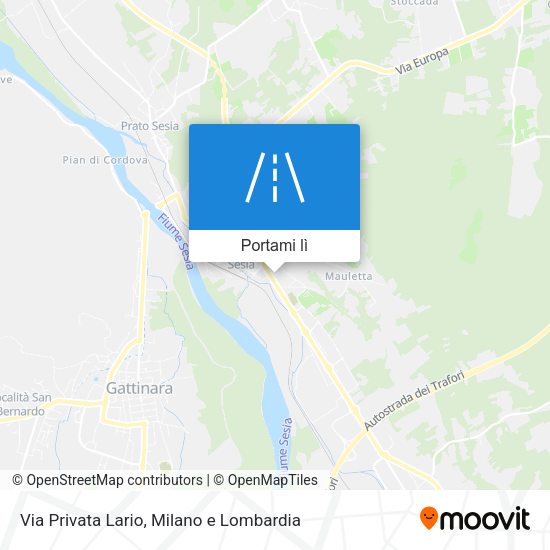 Mappa Via Privata Lario