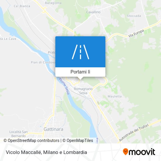 Mappa Vicolo Maccallé
