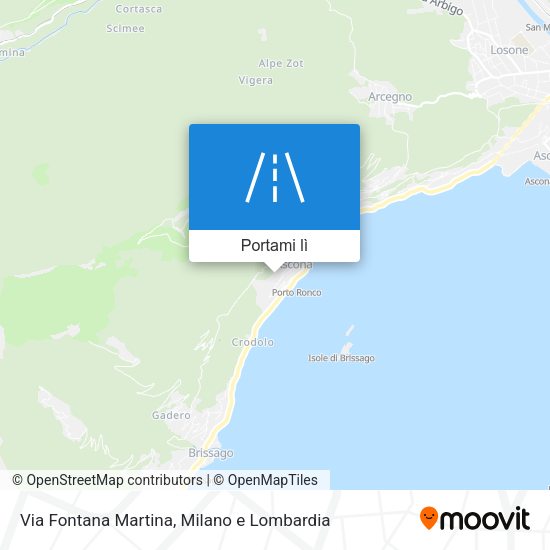 Mappa Via Fontana Martina