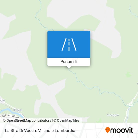 Mappa La Strà Di Vacch