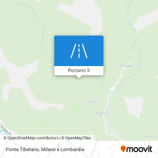 Mappa Ponte Tibetano