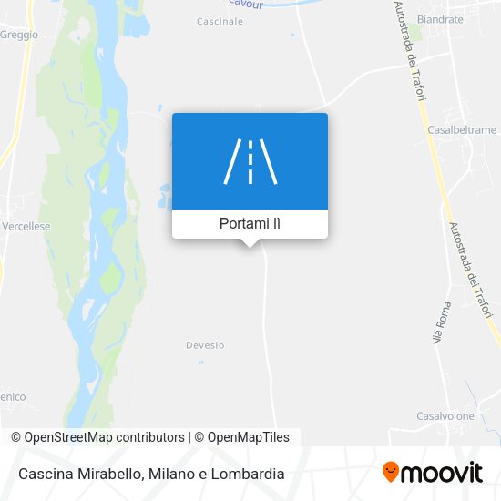 Mappa Cascina Mirabello