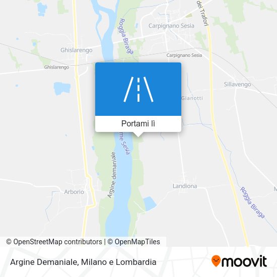 Mappa Argine Demaniale