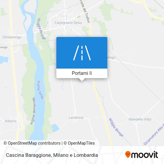 Mappa Cascina Baraggione