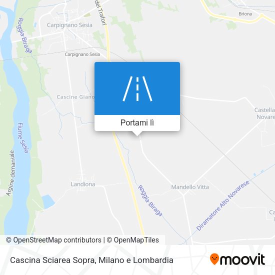 Mappa Cascina Sciarea Sopra
