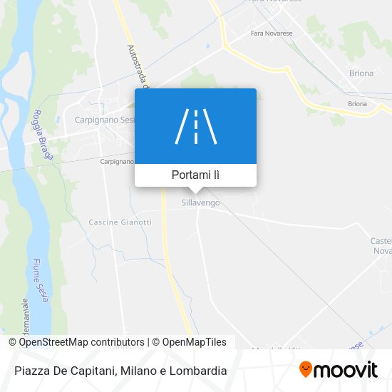Mappa Piazza De Capitani