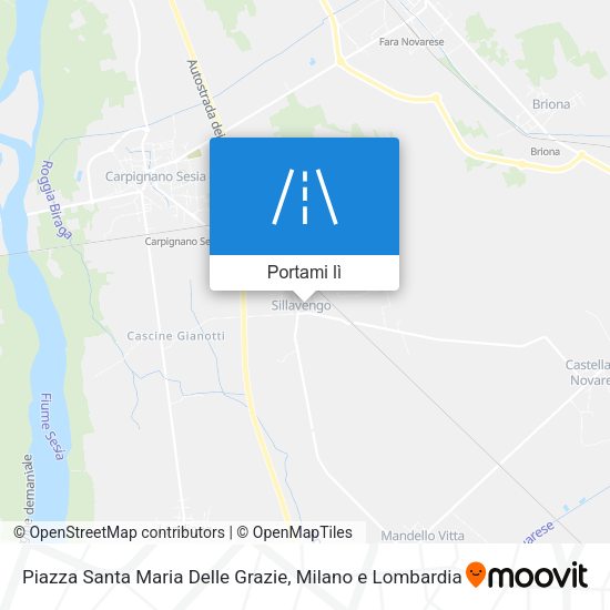 Mappa Piazza Santa Maria Delle Grazie