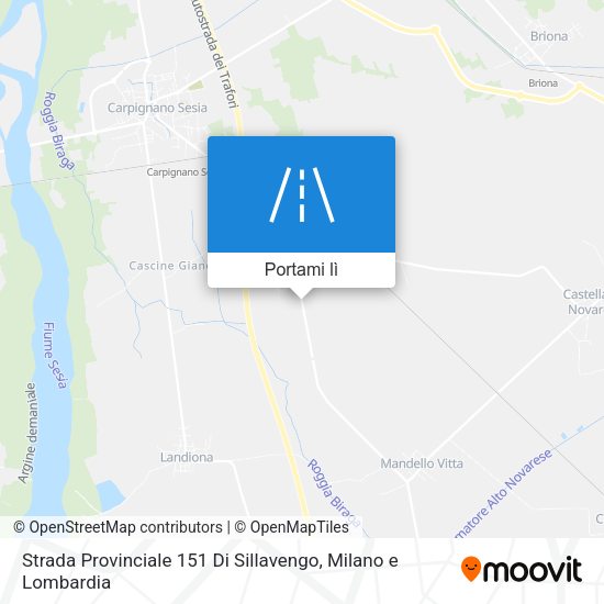 Mappa Strada Provinciale 151 Di Sillavengo