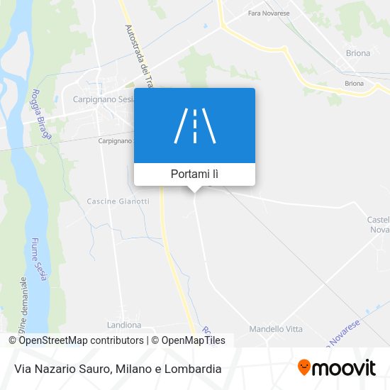 Mappa Via Nazario Sauro