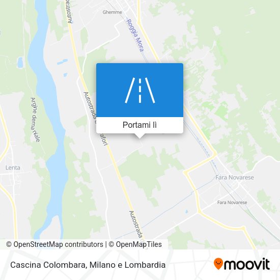 Mappa Cascina Colombara