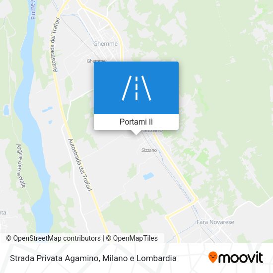 Mappa Strada Privata Agamino