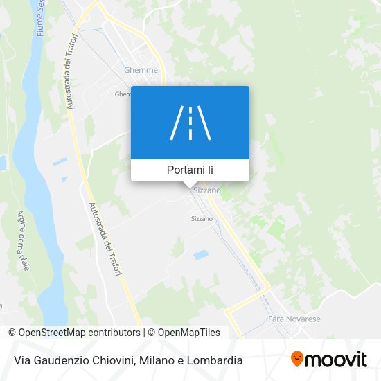 Mappa Via Gaudenzio Chiovini