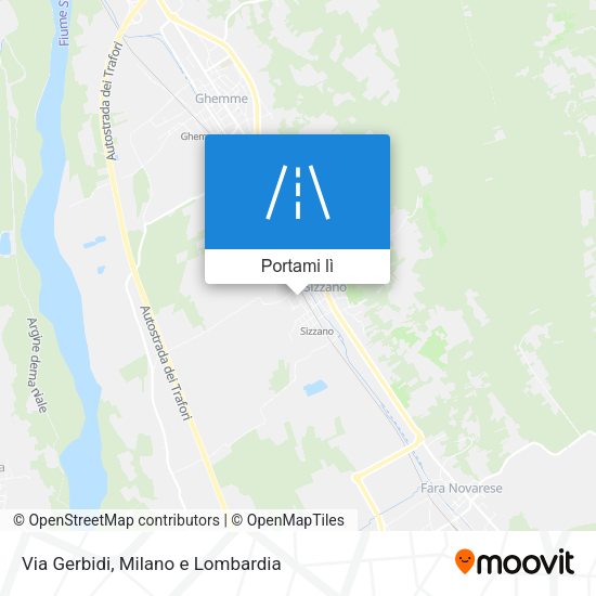 Mappa Via Gerbidi