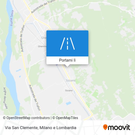 Mappa Via San Clemente