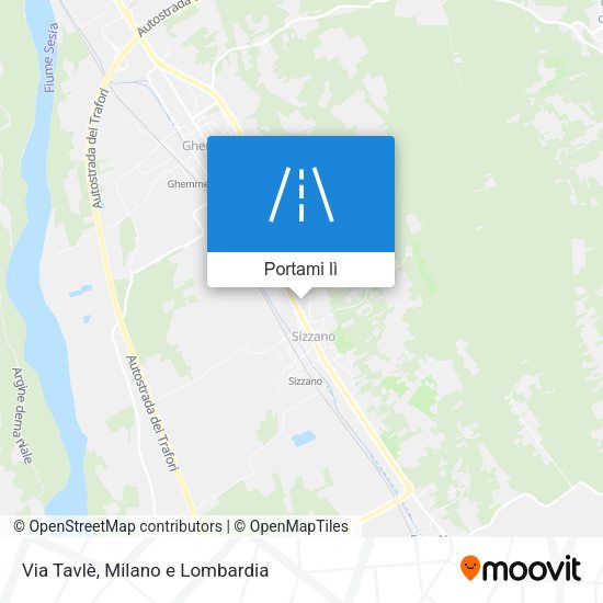 Mappa Via Tavlè