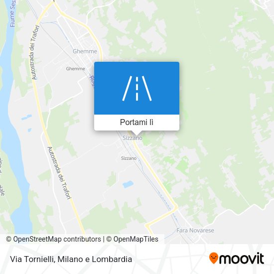 Mappa Via Tornielli
