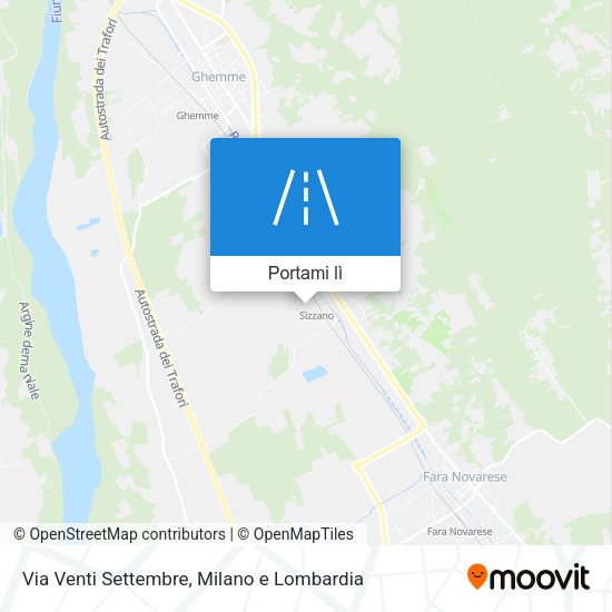 Mappa Via Venti Settembre