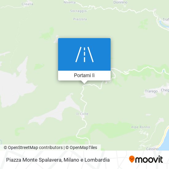 Mappa Piazza Monte Spalavera