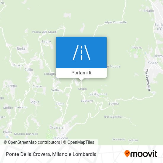 Mappa Ponte Della Crovera