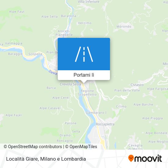 Mappa Località Giare