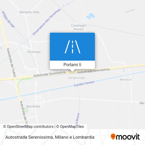 Mappa Autostrada Serenissima