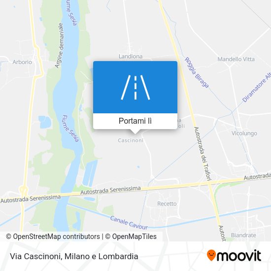 Mappa Via Cascinoni