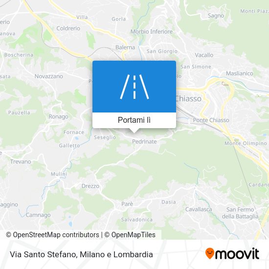 Mappa Via Santo Stefano