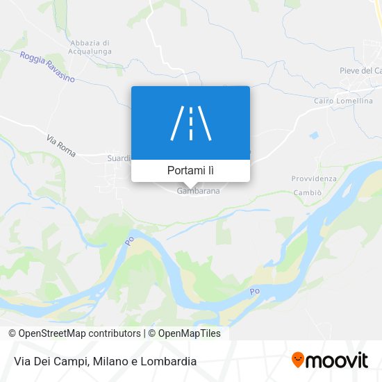 Mappa Via Dei Campi