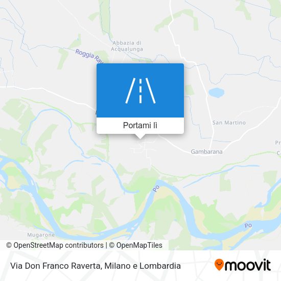 Mappa Via Don Franco Raverta