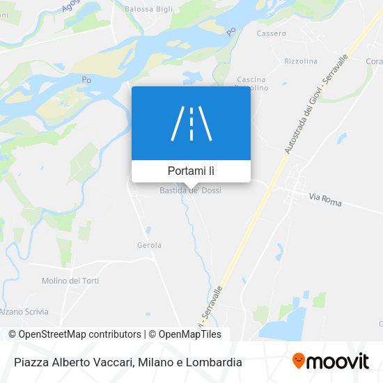 Mappa Piazza Alberto Vaccari