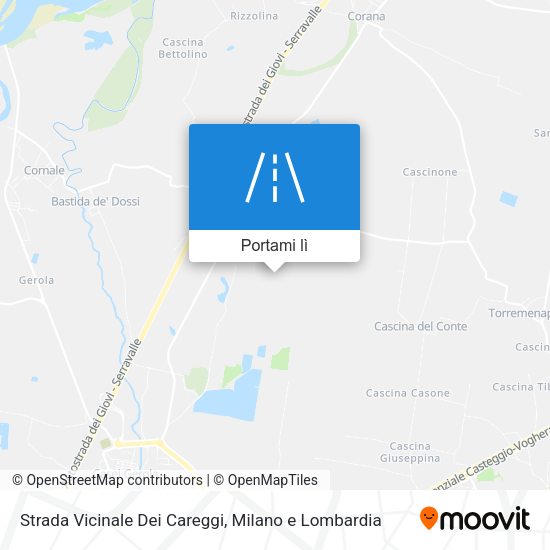 Mappa Strada Vicinale Dei Careggi