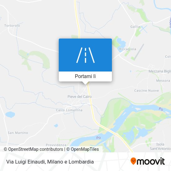 Mappa Via Luigi Einaudi