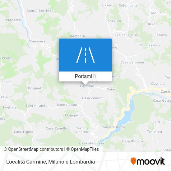 Mappa Località Carmine
