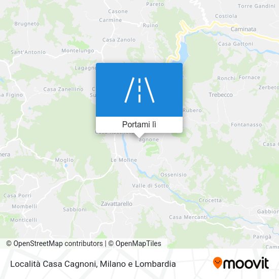 Mappa Località Casa Cagnoni