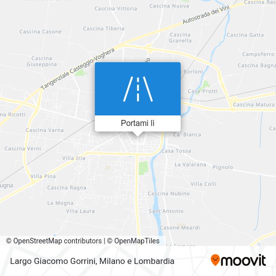 Mappa Largo Giacomo Gorrini