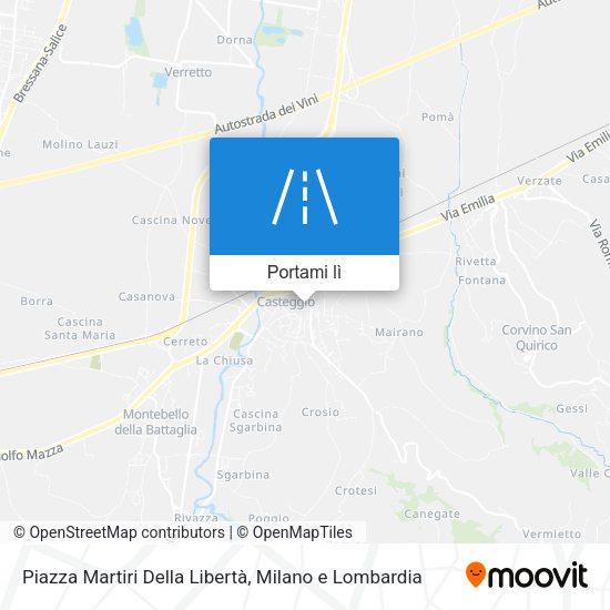 Mappa Piazza Martiri Della Libertà