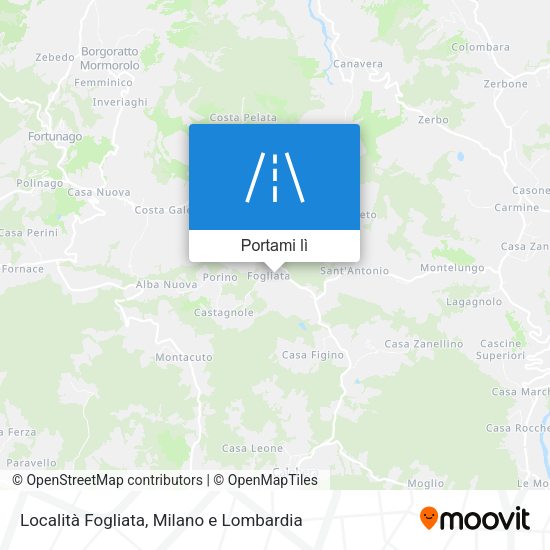 Mappa Località Fogliata