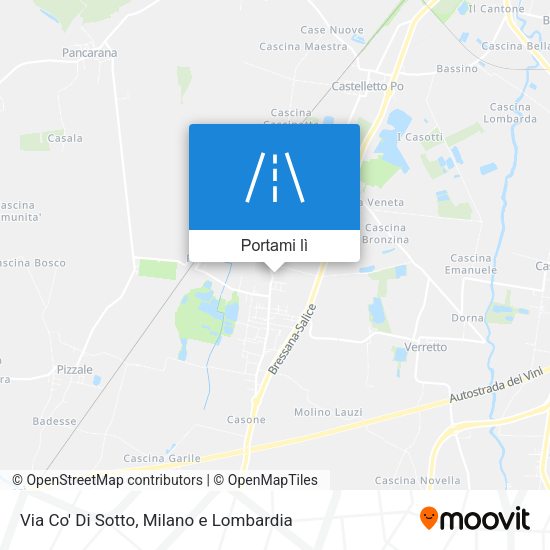 Mappa Via Co' Di Sotto