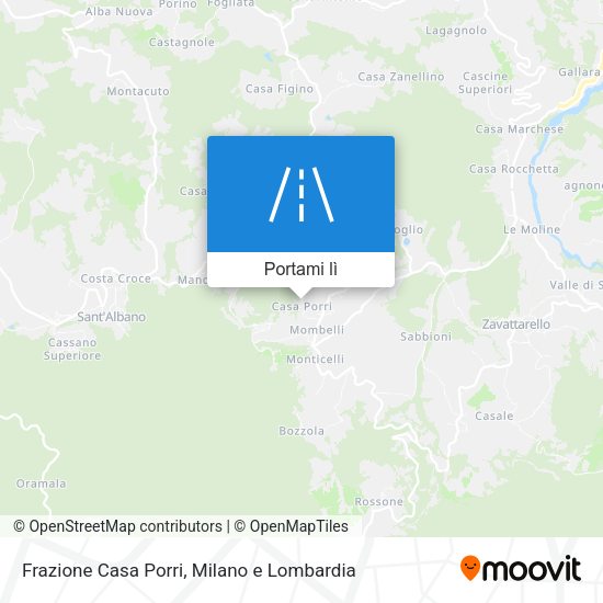 Mappa Frazione Casa Porri