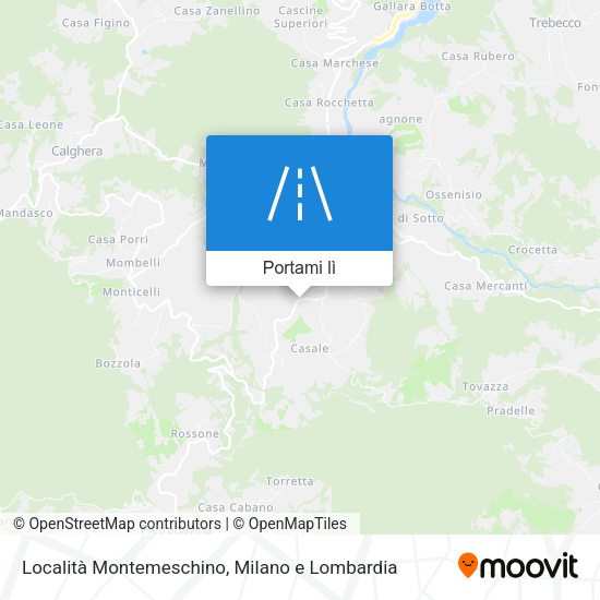 Mappa Località Montemeschino